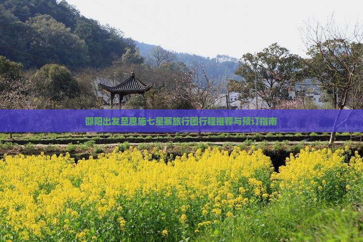 邵阳出发至恩施七星寨旅行团行程推荐与预订指南