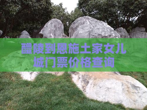 醴陵到恩施土家女儿城门票价格查询