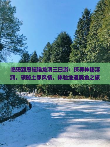 临猗到恩施腾龙洞三日游：探寻神秘溶洞，领略土家风情，体验地道美食之旅