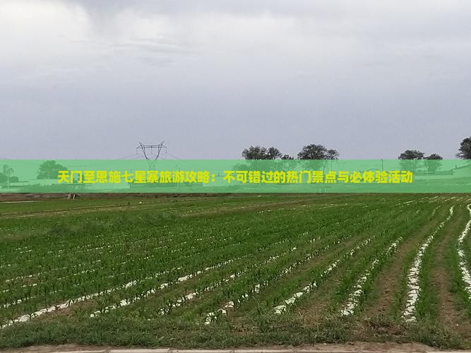 天门至恩施七星寨旅游攻略：不可错过的热门景点与必体验活动