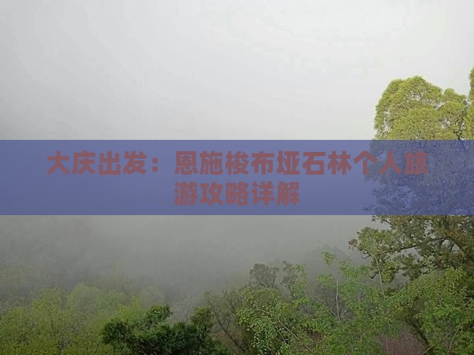 大庆出发：恩施梭布垭石林个人旅游攻略详解
