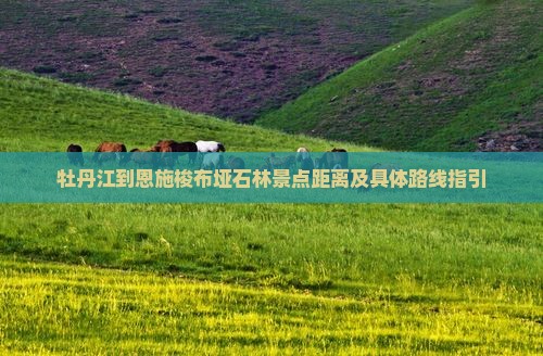 牡丹江到恩施梭布垭石林景点距离及具体路线指引