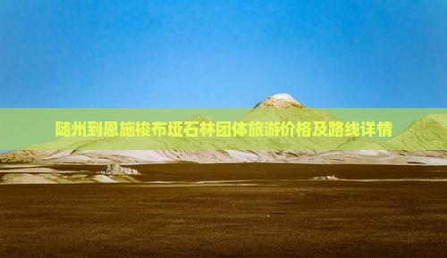 随州到恩施梭布垭石林团体旅游价格及路线详情