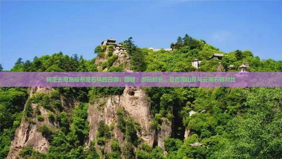 林芝去恩施梭布垭石林四日游：路程、游玩时长、是否爬山及与云南石林对比