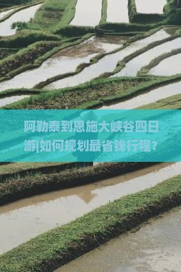 阿勒泰到恩施大峡谷四日游