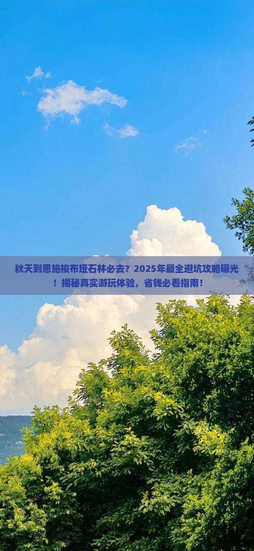 秋天到恩施梭布垭石林必去地