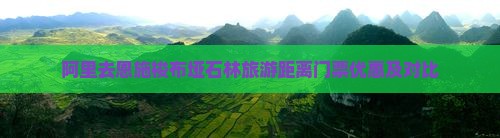 阿里去恩施梭布垭石林旅游