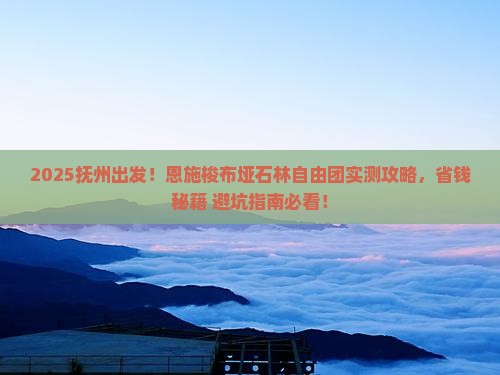 抚州去恩施梭布垭石林自由团