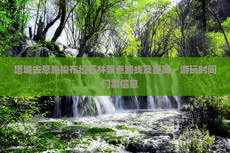 塔城去恩施梭布垭石林景点