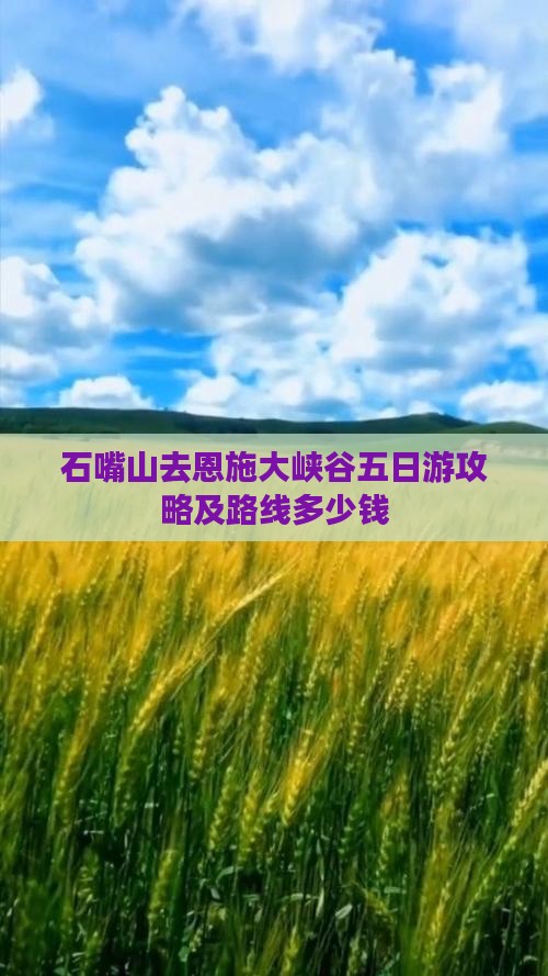 石嘴山去恩施大峡谷五日游攻略及路线多少钱