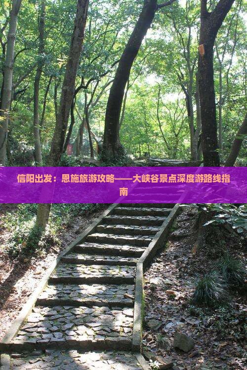 信阳出发：恩施旅游攻略——大峡谷景点深度游路线指南