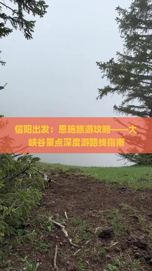 信阳出发：恩施旅游攻略——大峡谷景点深度游路线指南