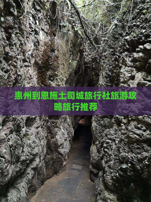 惠州到恩施土司城旅行社旅游攻略旅行推荐