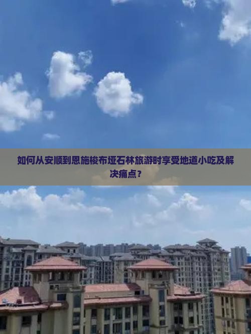 如何从安顺到恩施梭布垭石林旅游时享受地道小吃及解决痛点？