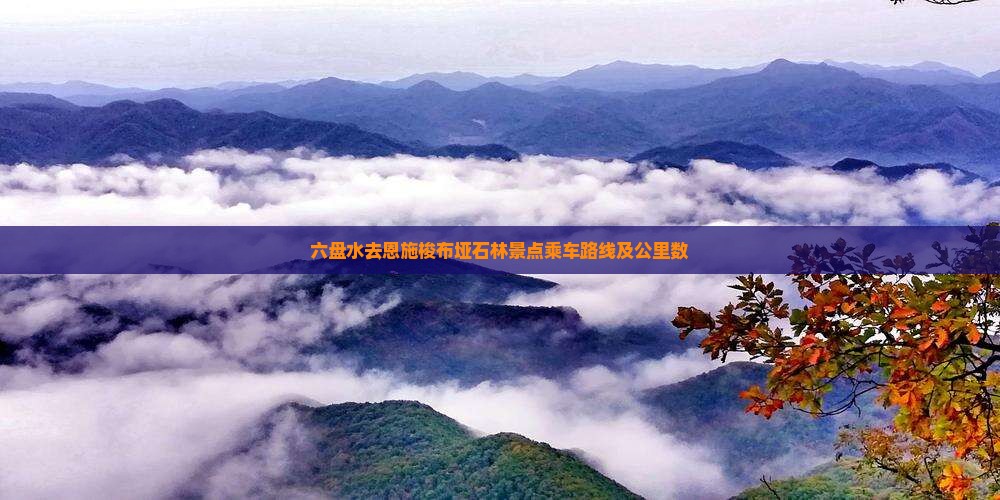 六盘水去恩施梭布垭石林景点乘车路线及公里数