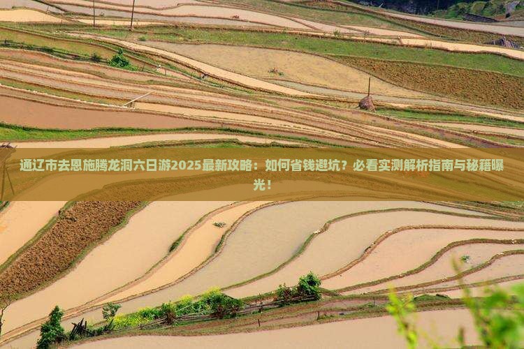 通辽市去恩施腾龙洞六日游