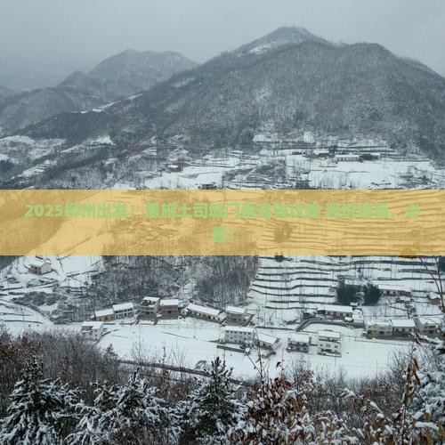 柳州到恩施土司城门票