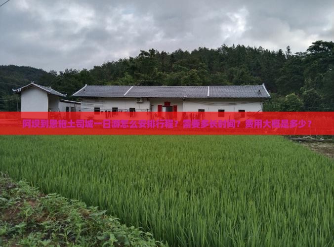 阿坝到恩施土司城一日游怎么安排行程？需要多长时间？费用大概是多少？