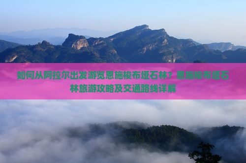 如何从阿拉尔出发游览恩施梭布垭石林？恩施梭布垭石林旅游攻略及交通路线详解