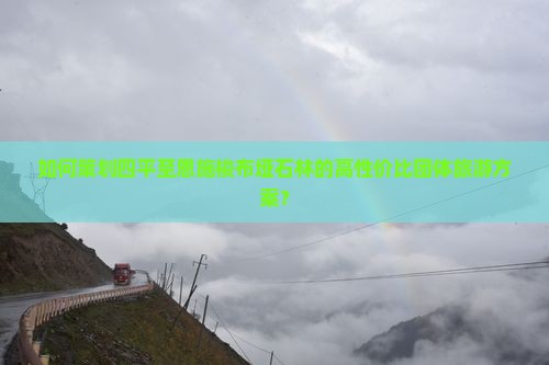 如何策划四平至恩施梭布垭石林的高性价比团体旅游方案？