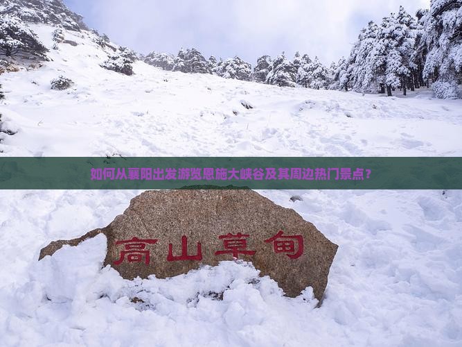 如何从襄阳出发游览恩施大峡谷及其周边热门景点？