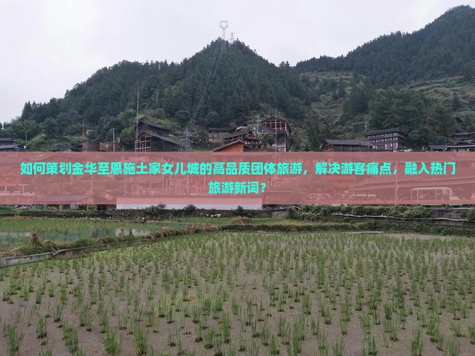 如何策划金华至恩施土家女儿城的高品质团体旅游，解决游客痛点，融入热门旅游新词？