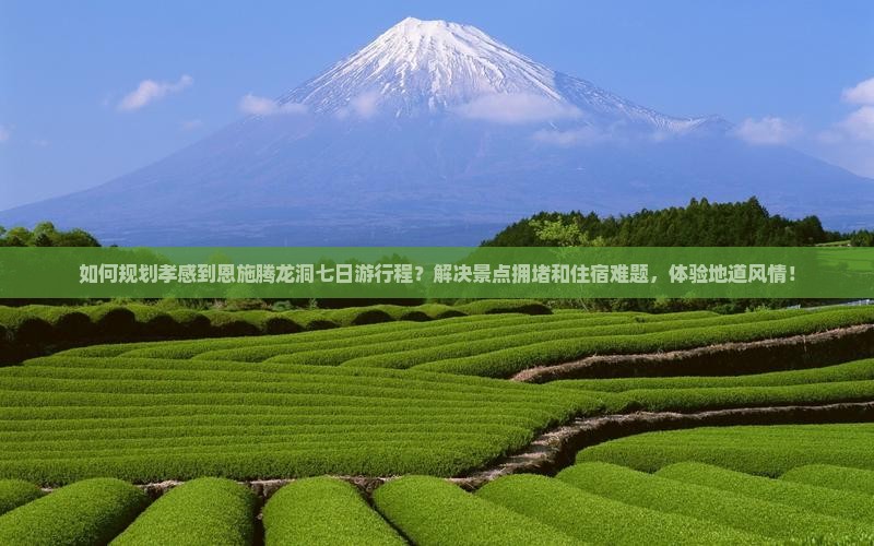 如何规划孝感到恩施腾龙洞七日游行程？解决景点拥堵和住宿难题，体验地道风情！