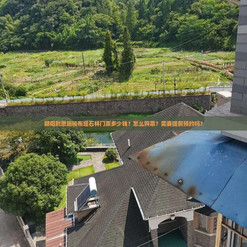 朝阳到恩施梭布垭石林门票多少钱？怎么购票？需要提前预约吗？