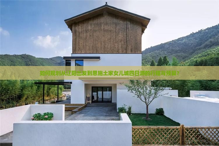 如何规划从辽阳出发到恩施土家女儿城四日游的行程与预算？