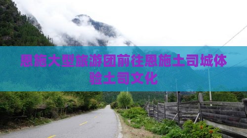 恩施大型旅游团前往恩施土司城体验土司文化