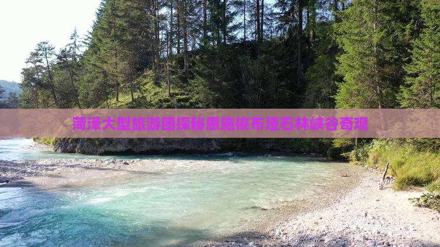 菏泽大型旅游团探秘恩施梭布垭石林峡谷奇观
