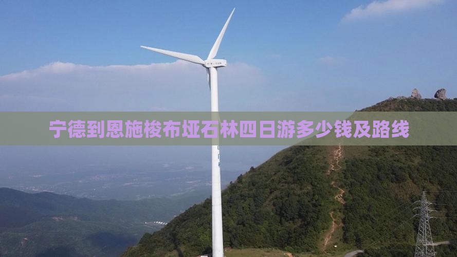 宁德到恩施梭布垭石林四日游