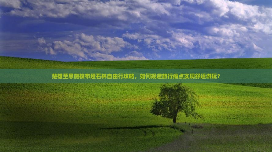 楚雄至恩施梭布垭石林自由行攻略，如何规避旅行痛点实现舒适游玩？