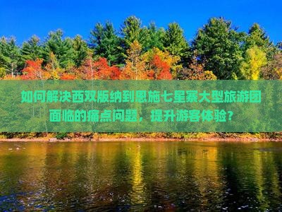 如何解决西双版纳到恩施七星寨大型旅游团面临的痛点问题，提升游客体验？