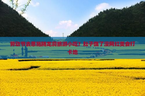 劳动节去恩施腾龙洞旅游小吃？肚子饿了没网红美食打卡地