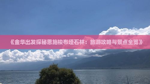 《金华出发探秘恩施梭布垭石林：旅游攻略与景点全览》