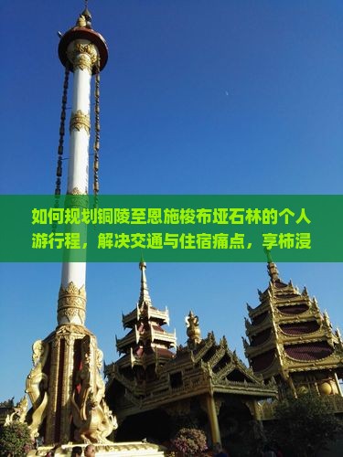 如何规划铜陵至恩施梭布垭石林的个人游行程，解决交通与住宿痛点，享柿浸式旅行体验？