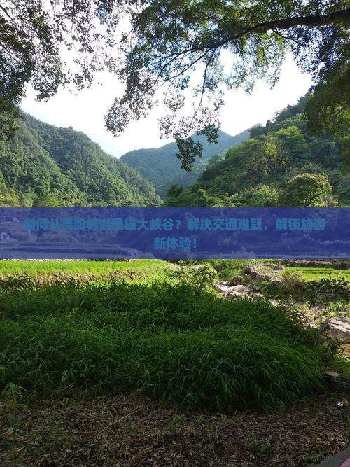 如何从贵阳畅游恩施大峡谷？解决交通难题，解锁旅游新体验！