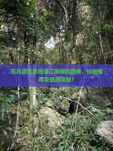 五月游览恩施清江画廊的路线、住宿推荐及旅游攻略？