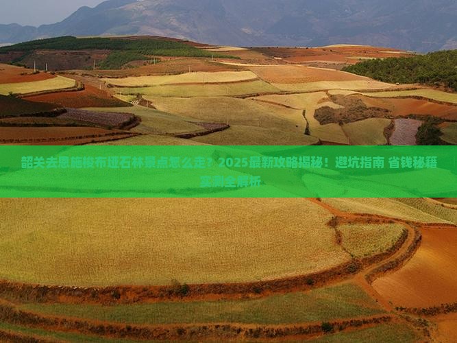 韶关去恩施梭布垭石林景点