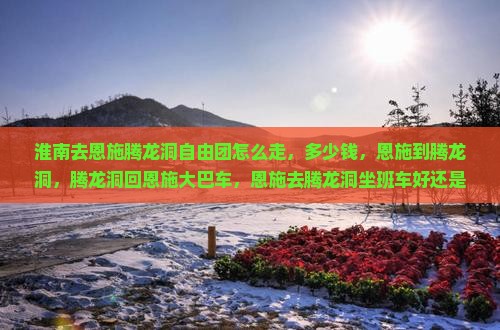 淮南去恩施腾龙洞自由团