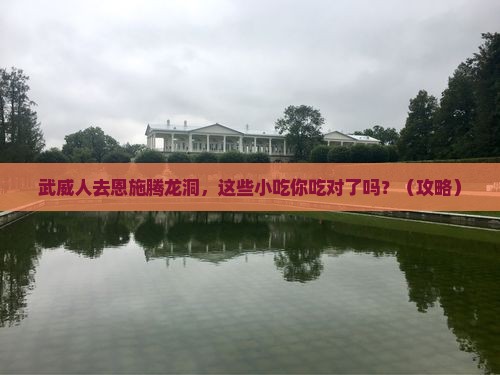 武威去恩施腾龙洞旅游小吃
