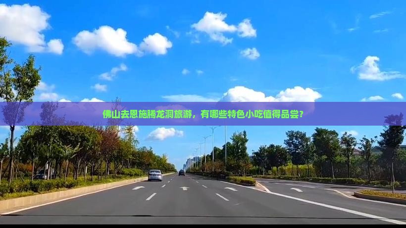 佛山去恩施腾龙洞旅游，有哪些特色小吃值得品尝？