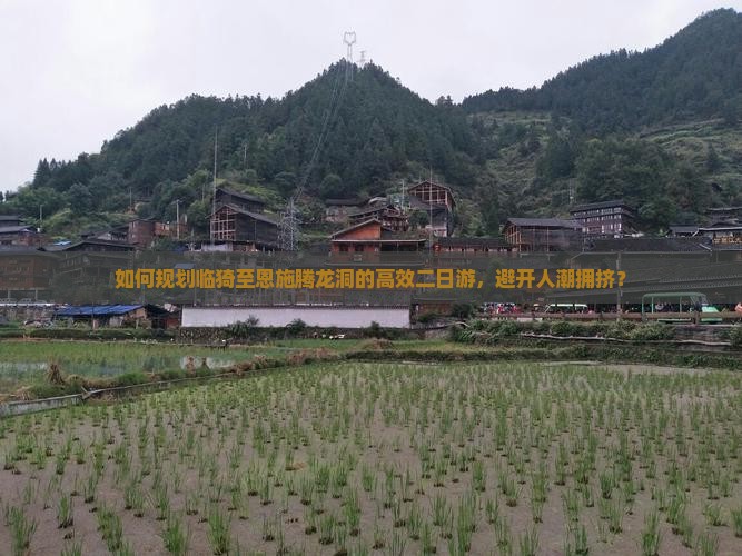 如何规划临猗至恩施腾龙洞的高效二日游，避开人潮拥挤？