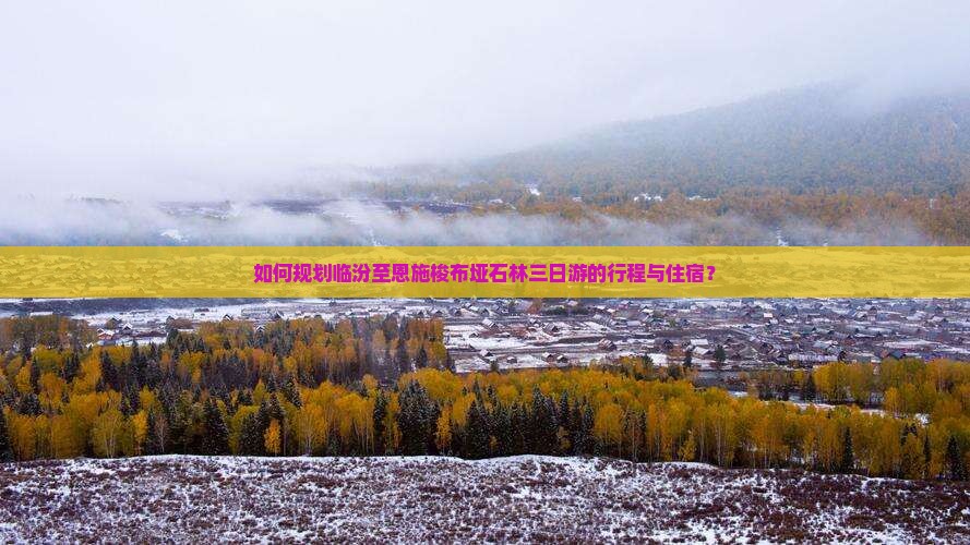 如何规划临汾至恩施梭布垭石林三日游的行程与住宿？