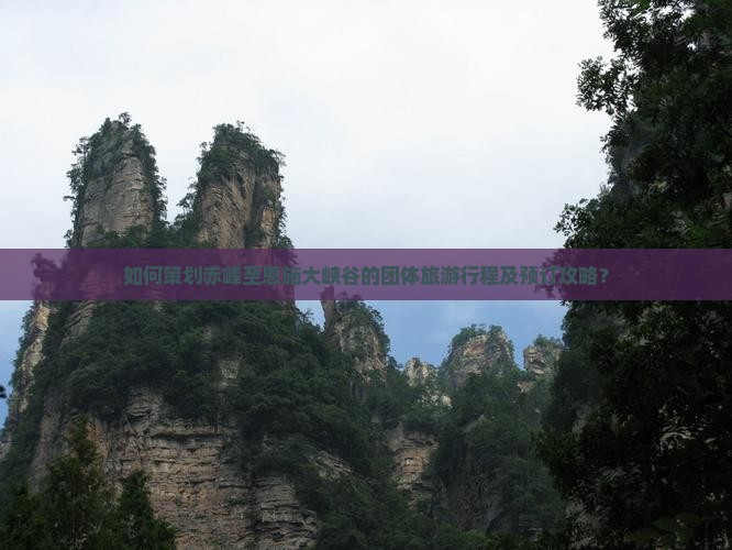 如何策划赤峰至恩施大峡谷的团体旅游行程及预订攻略？