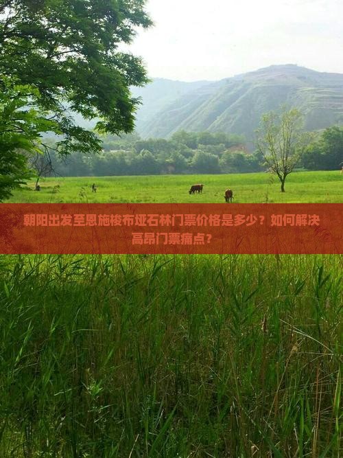 朝阳出发至恩施梭布垭石林门票价格是多少？如何解决高昂门票痛点？
