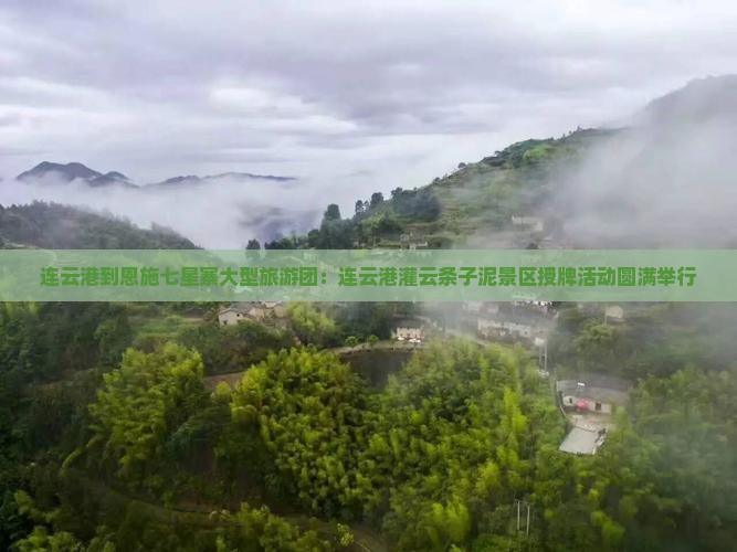 连云港到恩施七星寨大型旅游团：连云港灌云条子泥景区授牌活动圆满举行