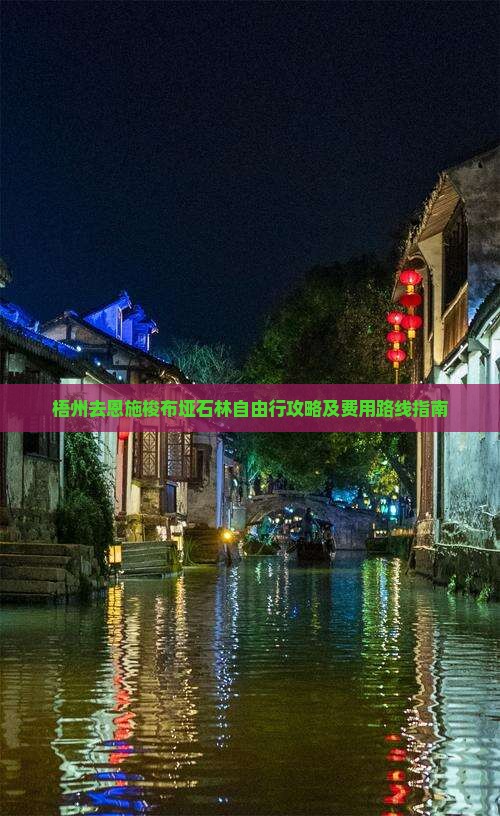 梧州去恩施梭布垭石林自由行攻略及费用路线指南