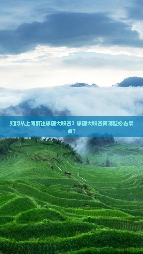 如何从上海前往恩施大峡谷？恩施大峡谷有哪些必看景点？